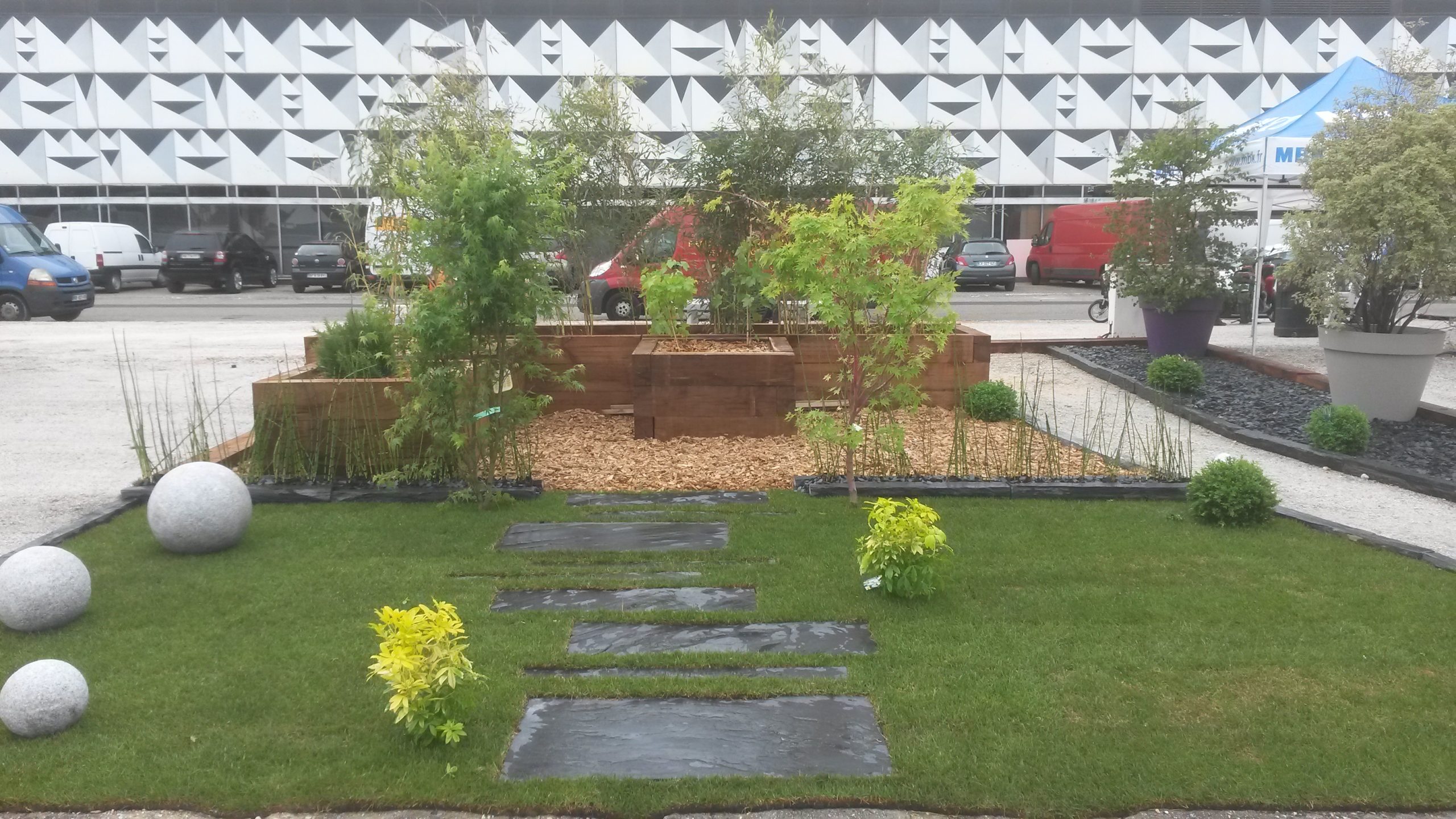 Jardinière et carrés potagers sur la Foire internationale de Bordeaux de 2015