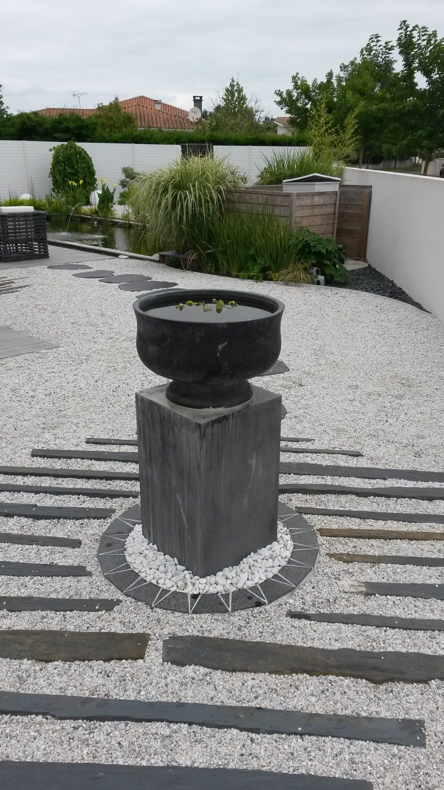 Fontaine totem