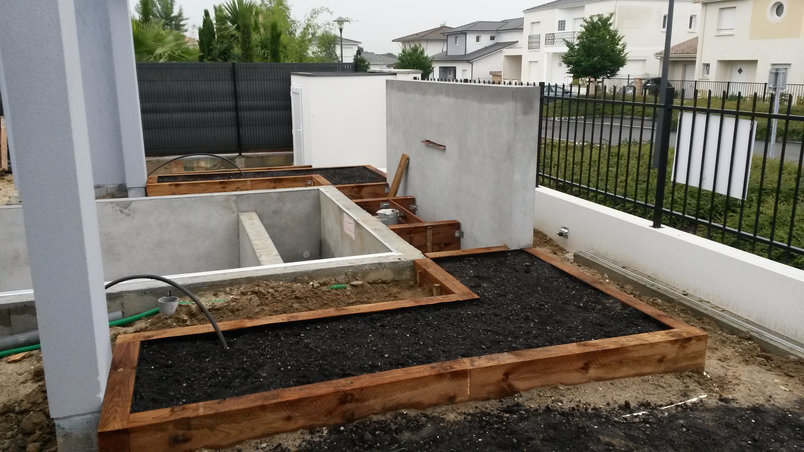 Création de jardinières à bambous