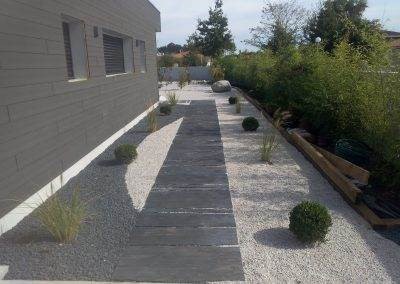 Juste après les plantations...