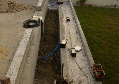 Construction des jardinières