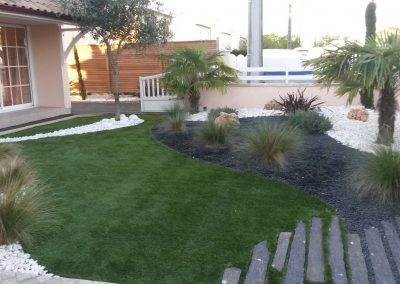 Jardin exotique création espace vert