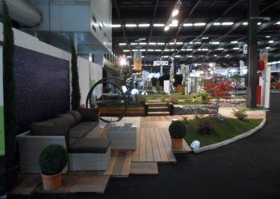 Vue de côté de notre stand