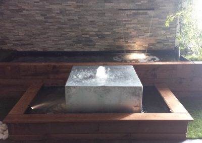Fontaine en zinc sur mesure