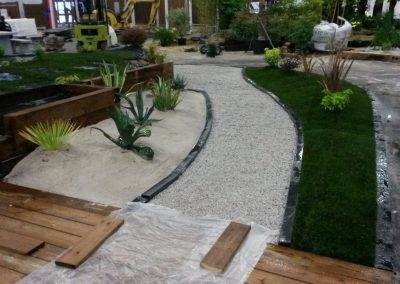 Terrasse en finition