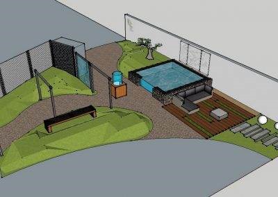 Modélisation esquisse 3D du stand vivons maison 2016
