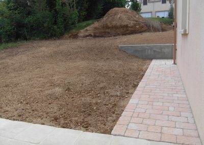 Détail du soutènement et de son insertion