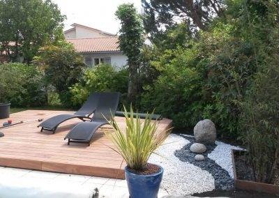 Bain de soleil en cumaru