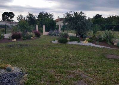 Le jardin en Août