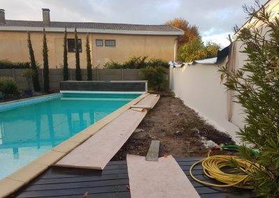 Toujours travailler en protégeant les surfaces existantes!