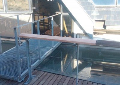 Remplacement d'une rambarde sur mesure à la DRAC de Bordeaux