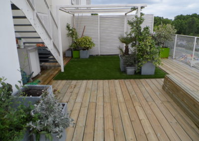 Installation du gazon synthétique