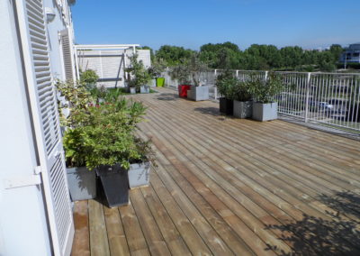 La terrasse ensoleillée