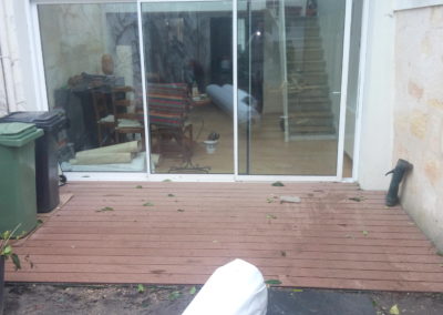 Pose des lames de terrasse en composite