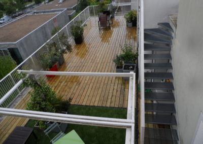 Vue du haut de l'appartement