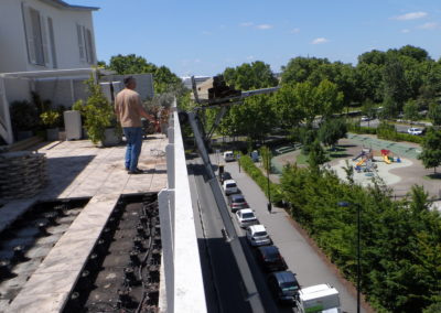 Montée des lames de terrasse et du matériel nécessaire