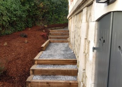 Finition des escaliers