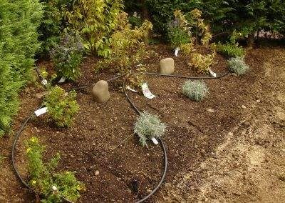 entretien jardin Goutte-à-goutte pour massif