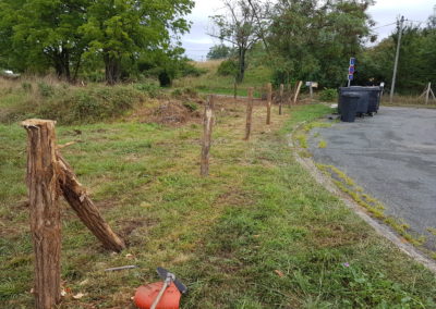 Pose de grillage pour la mairie de Villenave d'Ornon