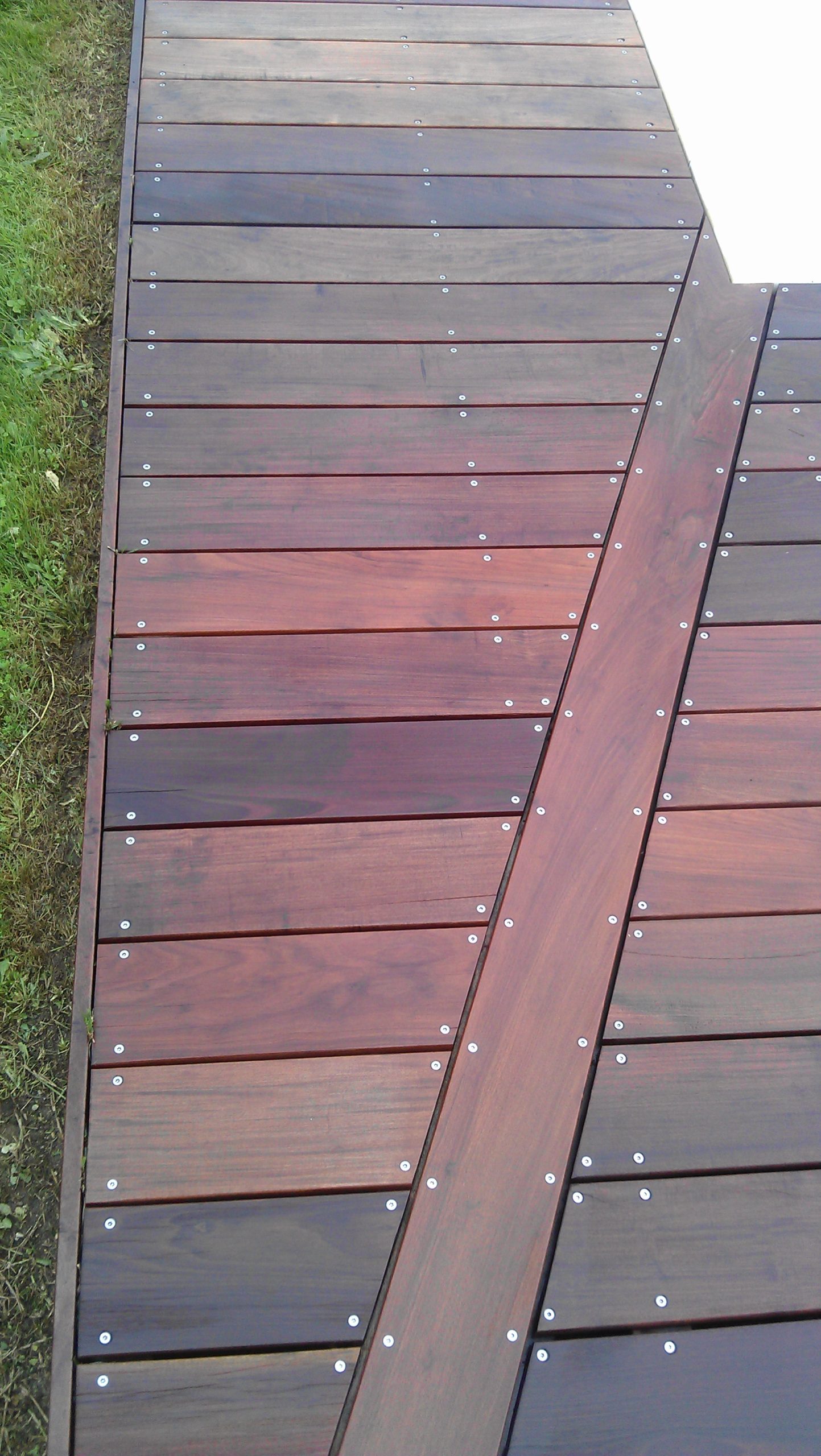 Terrasse en ipé après rénovation