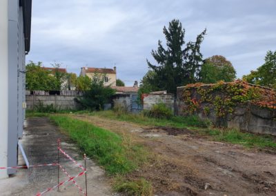 Le terrain avant notre intervention