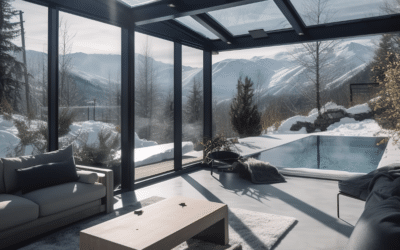Comment profiter de votre jardin en hiver ? Installez une pergola bioclimatique