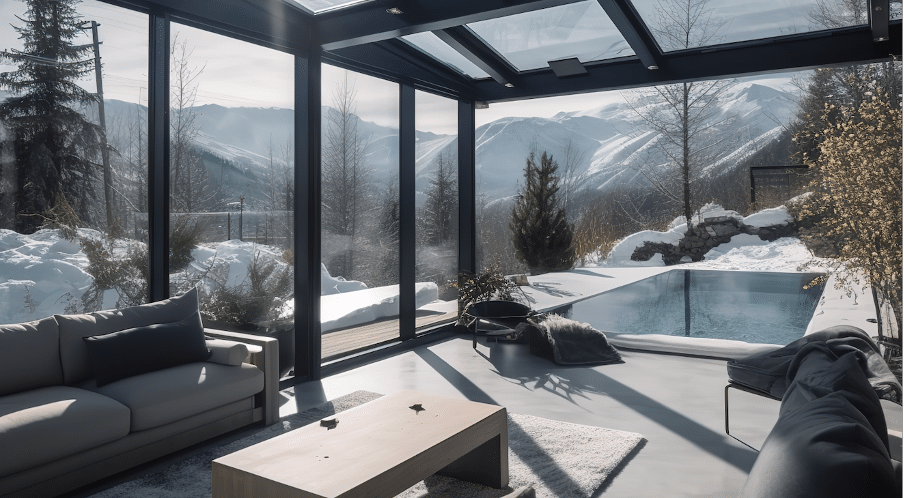 pergola hiver