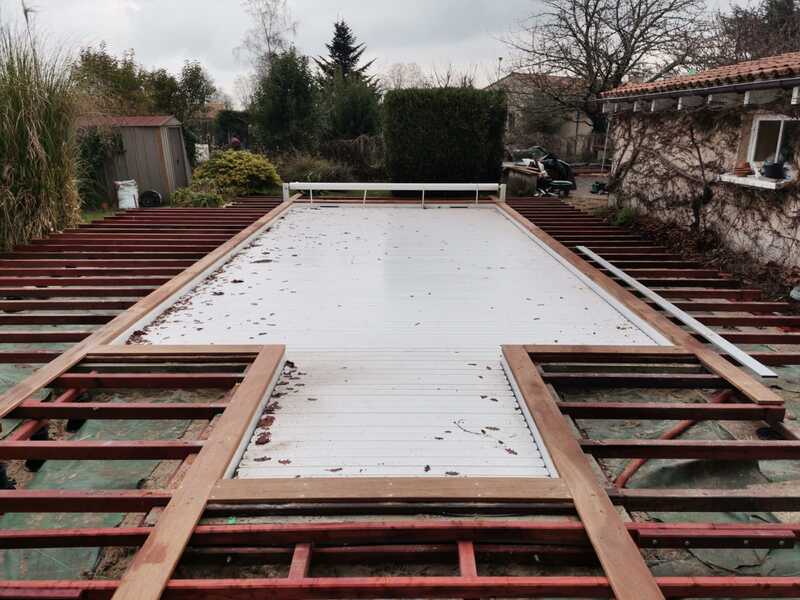 Montage d'une terrasse en cumaru